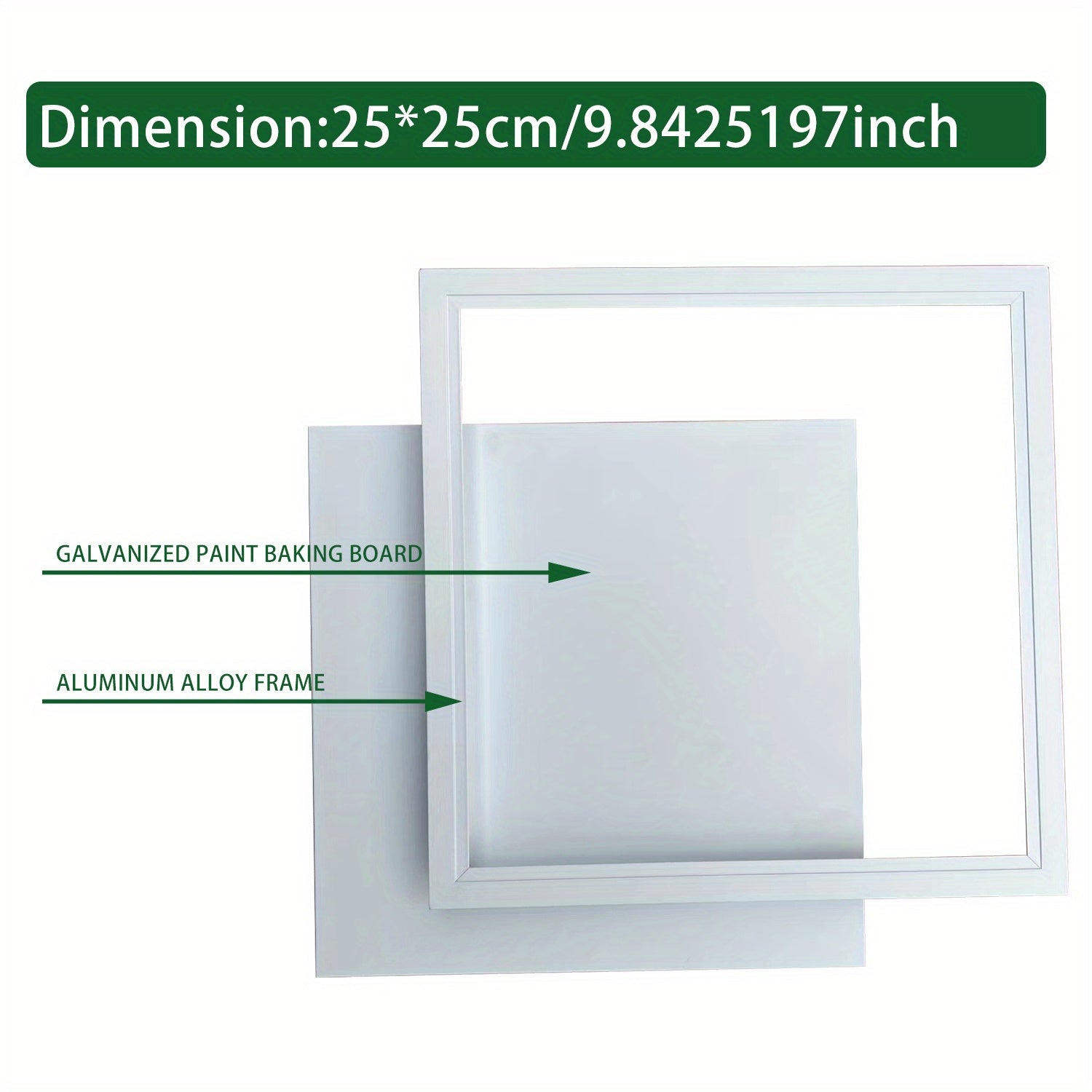 Aluminum Access Hole Cover Plate for Wall Pipeline Maintenance