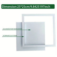 Aluminum Access Hole Cover Plate for Wall Pipeline Maintenance