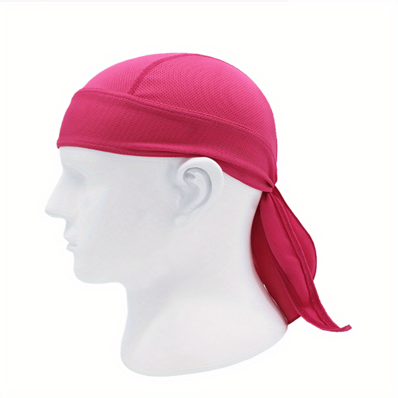 Mesh Long Tail Pirate Hat Hip Hop Bandana Cycling Summer Sports