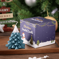 Christmas Tree Aromatherapy Candle Cedar Decorated Long Lasting Aromatherapy
