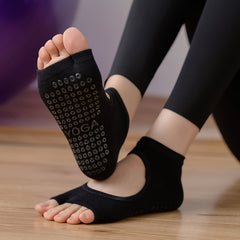 2 Pairs Split Toe Yoga Socks Open Toe Dance Socks Half Toe Pilates Socks