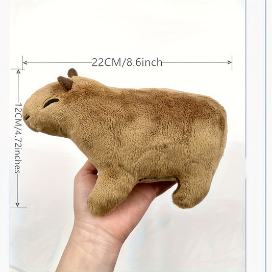 8-inch Capybara Plush Toy, Soft Animal Doll for Kids