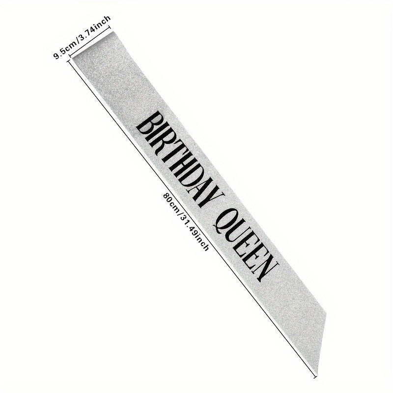 Silvery Birthday Party Strap