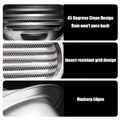Stainless Steel Round Wall Vent Cover 100-150mm