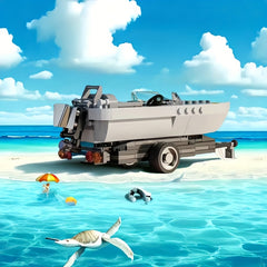 Yacht Building Block Assembly Toys