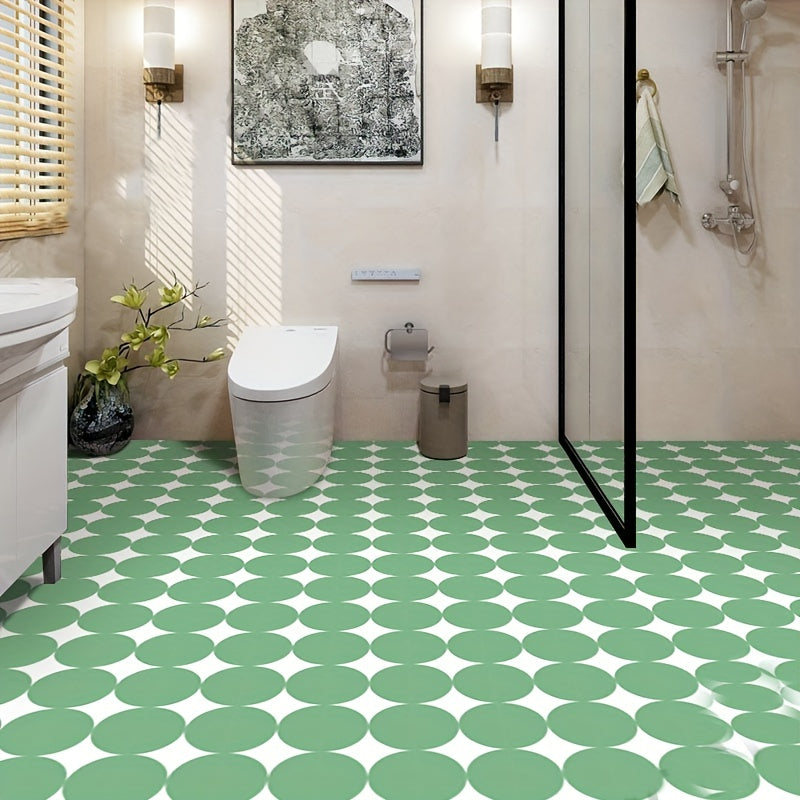 3pcs Anti-skid Bathroom Floor Paste Marble PP Environmental Adhesive