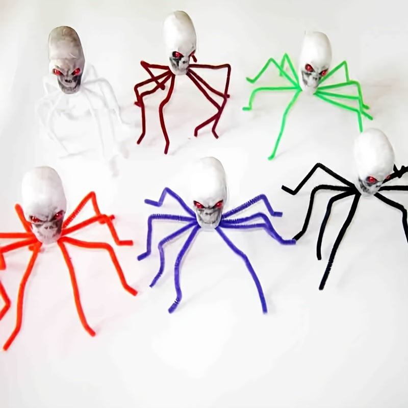 Halloween Little Ghost Head Spider Horror Prank Props Party Supplies