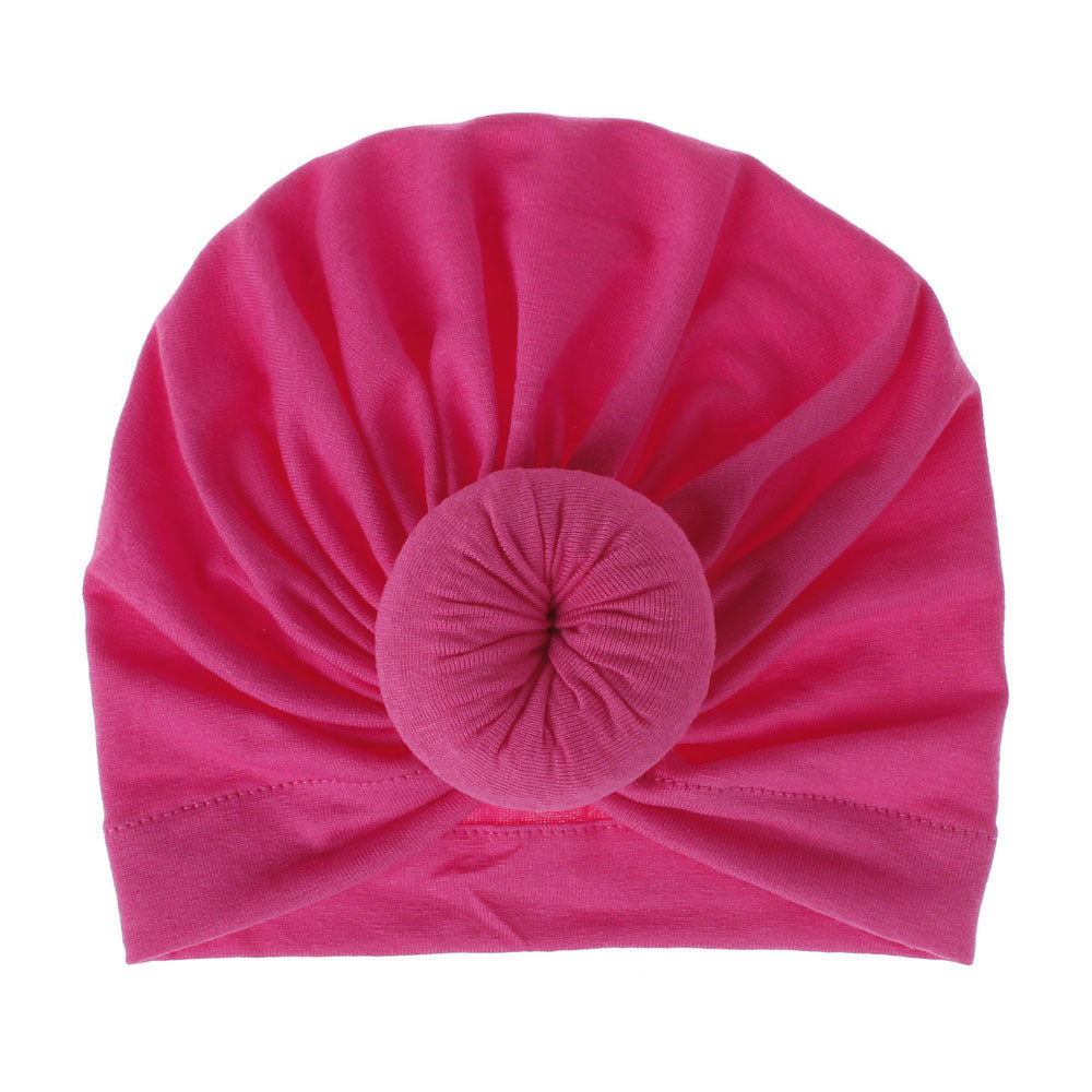 Newborn Toddler Donut Head Wrap Hat Turban Headband Photography Props
