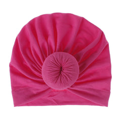 Newborn Toddler Donut Head Wrap Hat Turban Headband Photography Props