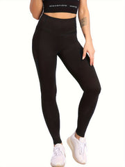 Yoga Fitness Leggings Solid Sports Pants Women's Activewear