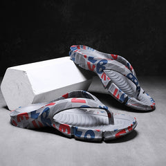 Men's Arch Support Flip Flops Summer Comfort Lightweight Non Slip Sandals