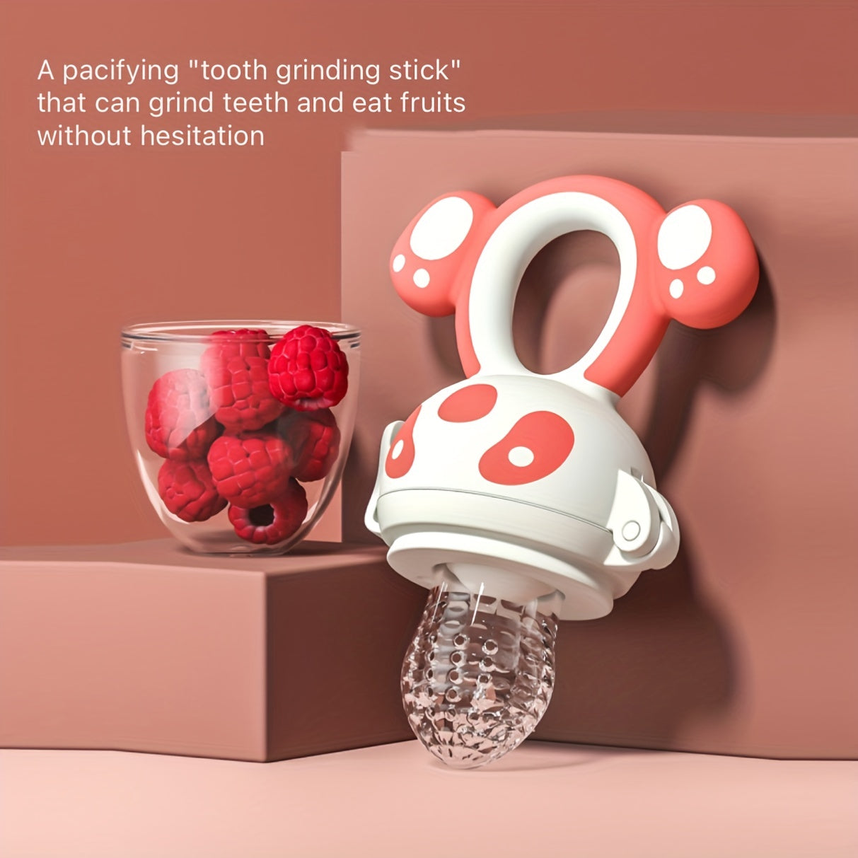 Silicone Mesh Baby Food Biting Bag