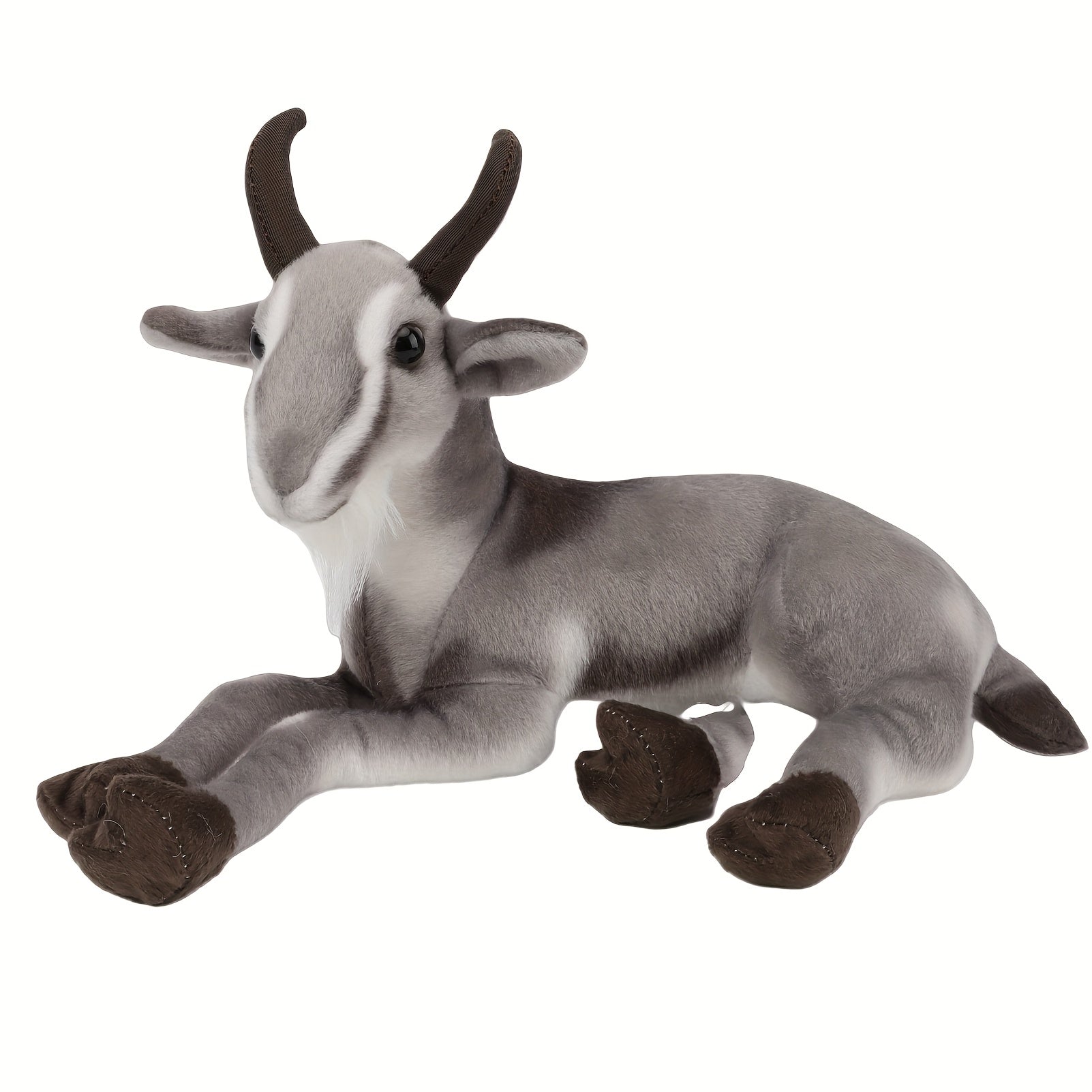 11" Pygmy Goat Plush Soft Stuffed Animal Realistic Looking Doll