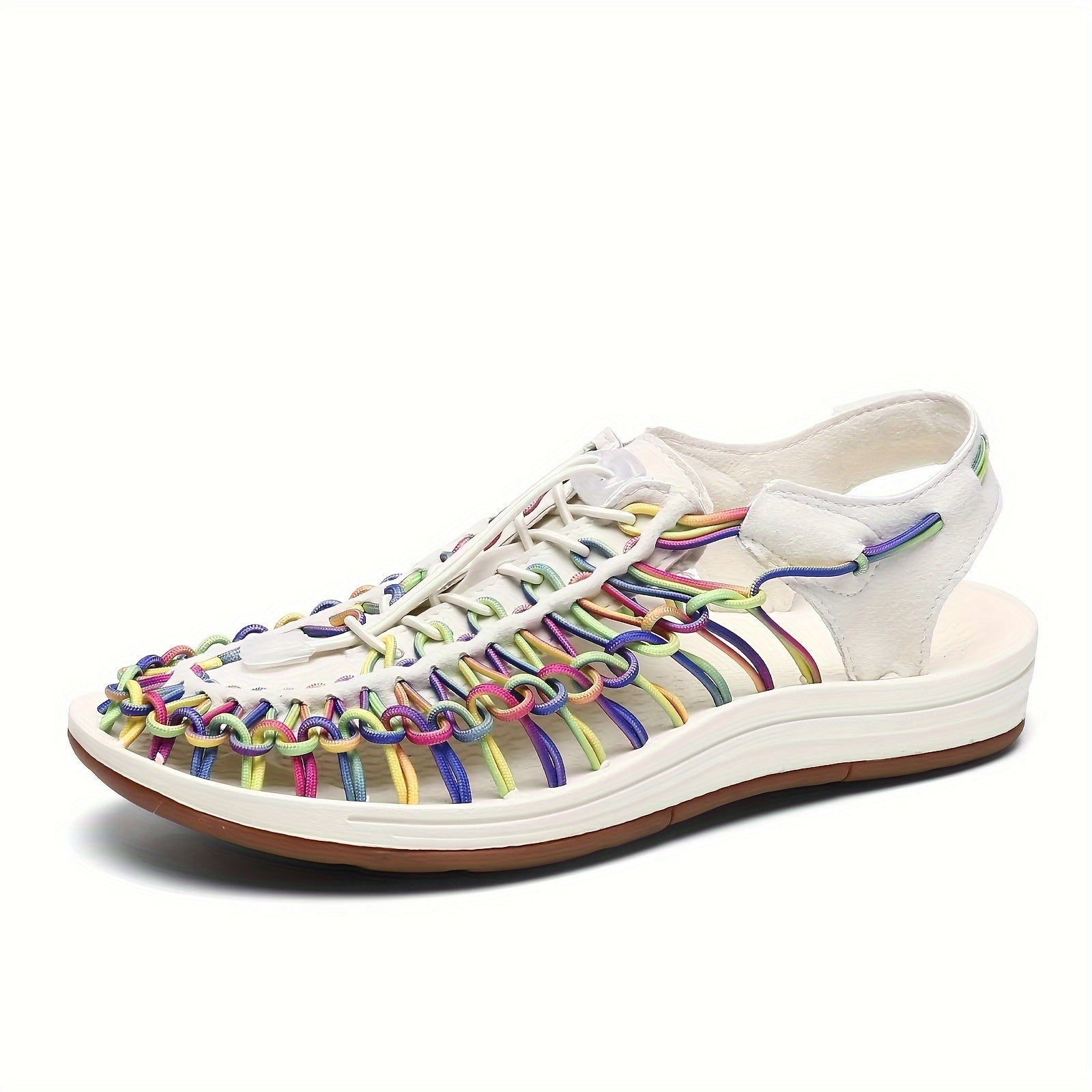 Women's Rainbow Woven Sports Sandals Beach Sandals