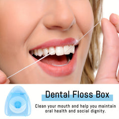50m Mint Flavor Dental Floss High Tensile Ultra Fine Straight Dental Floss