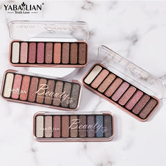 Pearly & Glitter Eyeshadow Palette for Brightening Eyes