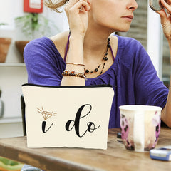 Bride Makeup Bag I Do Bride To Be Gift