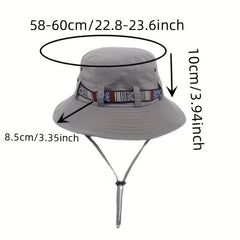 Outdoor Mountaineering Sunscreen Fisherman Hat Ethnic Style Sunshade Fishing Hat