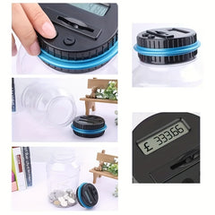 Digital Saving Money Box Coins Automatic Counting Large Capacity