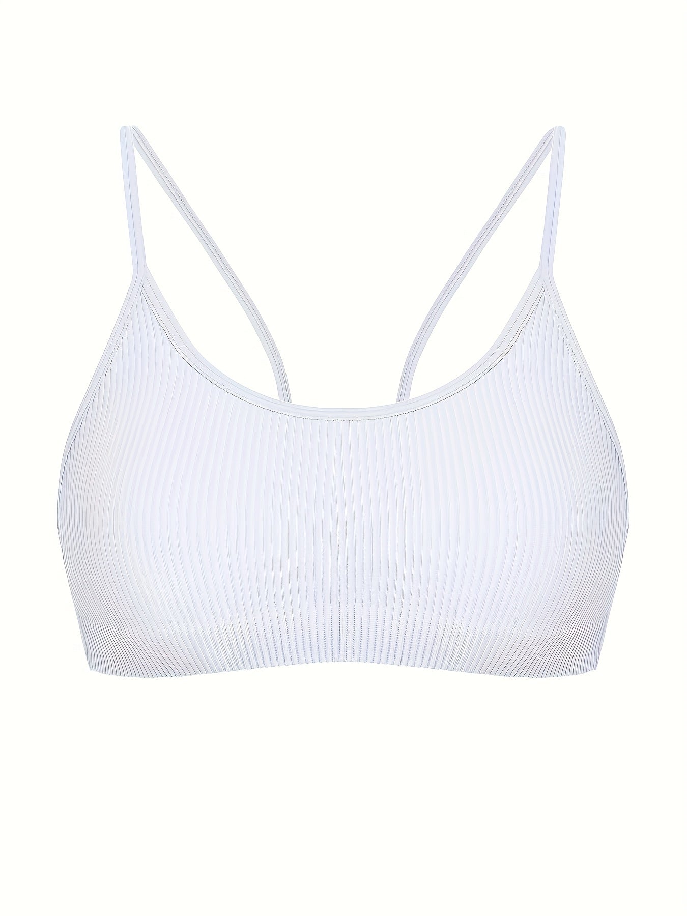 Comfy Ribbed Wireless Bra for Women