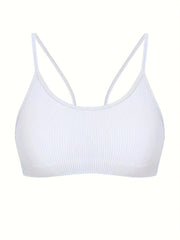 Comfy Ribbed Wireless Bra for Women