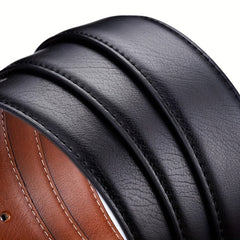 Leather Buckle Men's Comfortable Classic Belt For Occasions