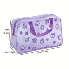 Clear Waterproof Makeup Pouch Toiletry Organizer & Travel Accessories