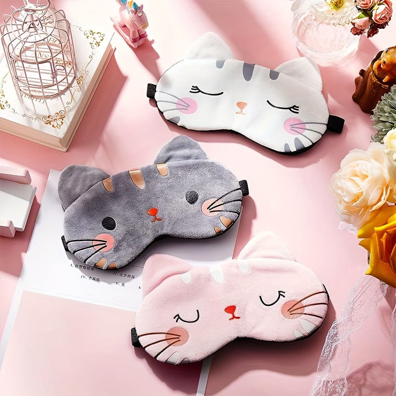 Cartoon Printed Eye Mask for Sleeping Lightweight Blackout Blindfold