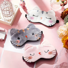 Cartoon Printed Eye Mask for Sleeping Lightweight Blackout Blindfold