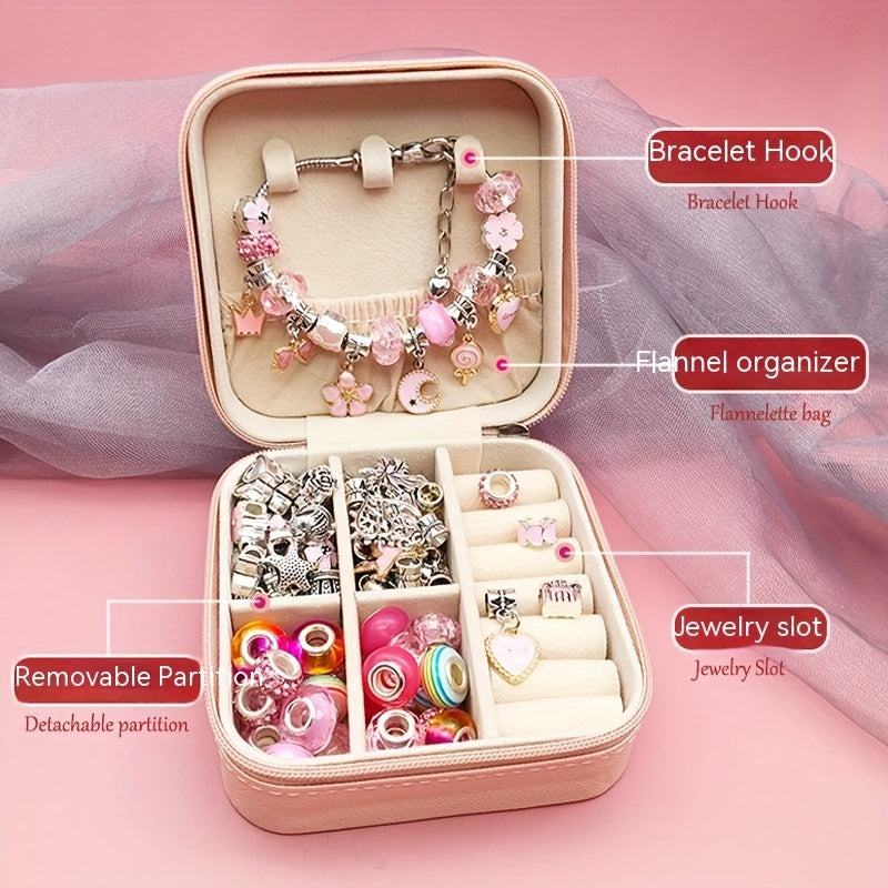 DIY Jewelry Making Kit for Girls - Beaded Bracelet Creative Set
