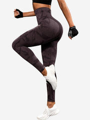 High Waisted Yoga Pants Camouflage Print Leggings