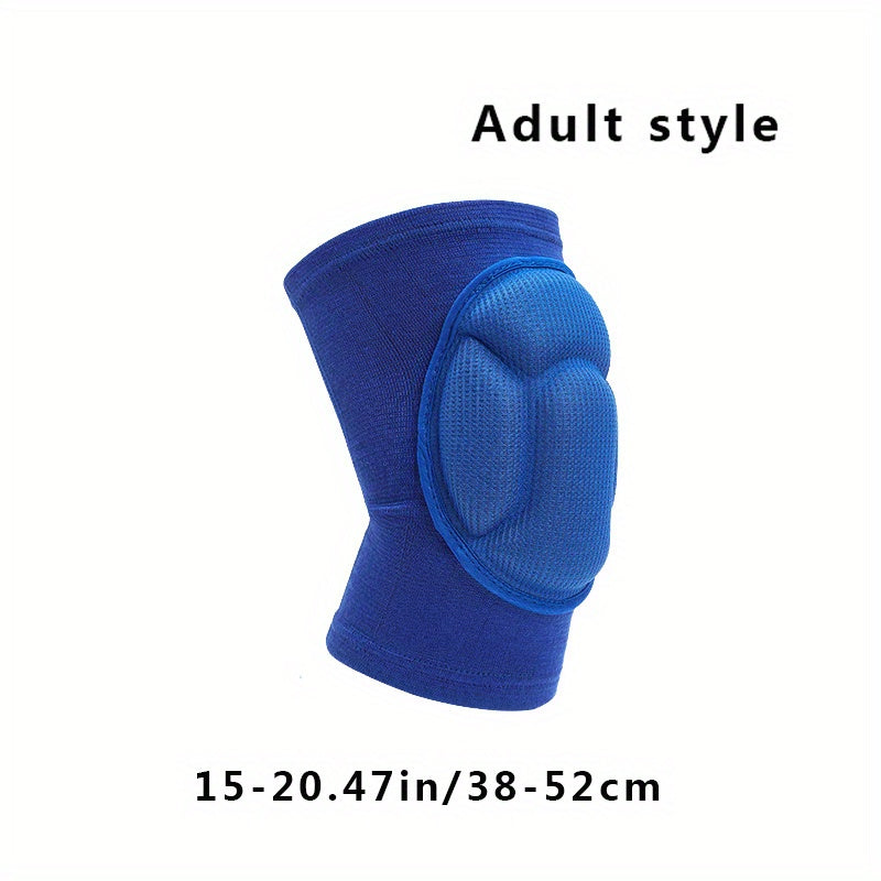 Skateboarding & Cycling Knee Pads, Anti Slip, Thick Sponge Padding, Adults