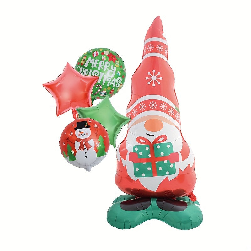 Standing Christmas Elf Grandpa Balloon for Family Reunion
