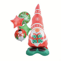 Standing Christmas Elf Grandpa Balloon for Family Reunion