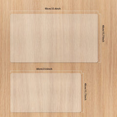 Clear Desk Pad Protector Transparent Mouse Mat Cuttable Cover