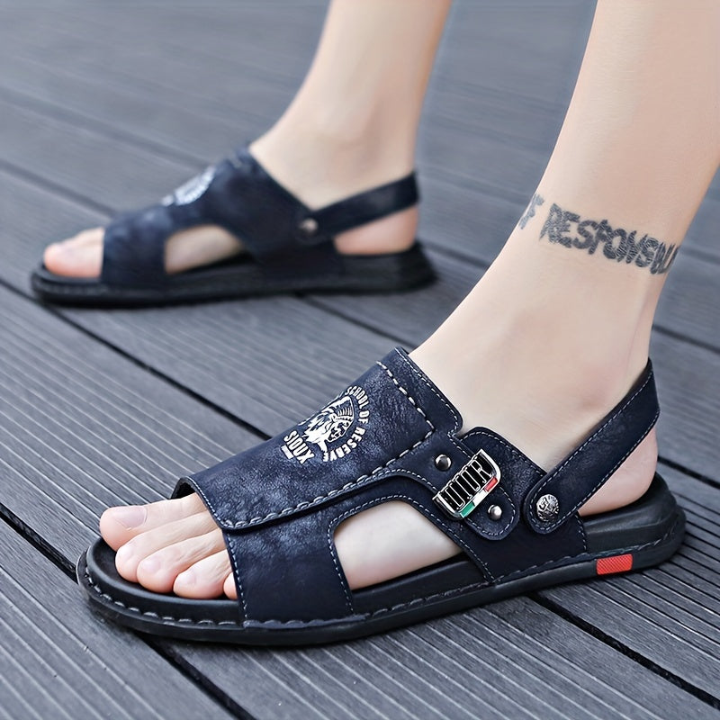 Men's Non Slip Sandals Quick Drying Comfy Slides Beach Shoes