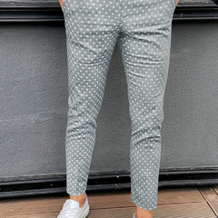Men's Vintage Style Casual Dress Pants for Spring Summer