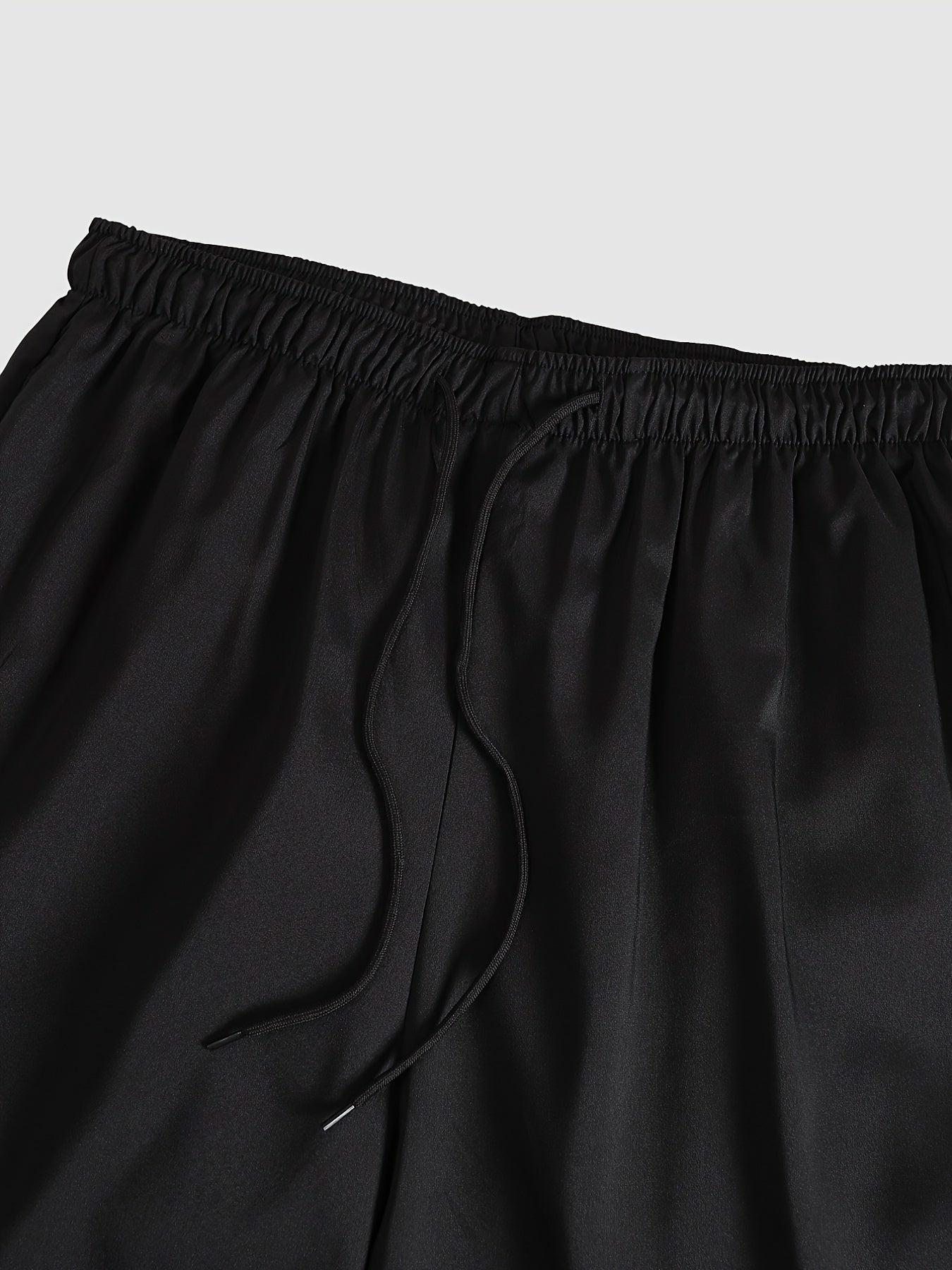 Men's Casual Elastic Waist Drawstring Shorts