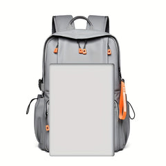 Men's Nylon Travel Backpack With USB Charging Port