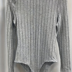 Ribbed Knit Bodysuit Long Sleeve for Fall & Winter