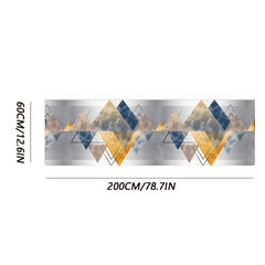 Geometric Non Slip Rug Washable Laundry Room Bedroom Carpet