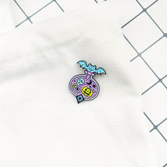 Halloween Magic Bottle Enamel Brooch for Clothes Bags