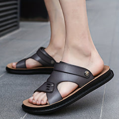 Men's Sliders Sandals Non Slip Open Toe Shoes