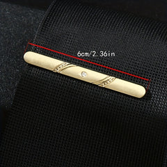 Men's Business Striped Matte Tie Clip High end Tie Clip Weddings Business Partie