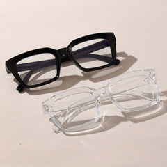 Clear Lens Glasses Square Eyewear Anti Light Eyeglasses