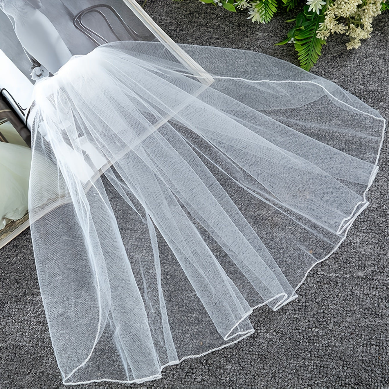 Short Bridal Veil For Wedding Gown Hair Accessories