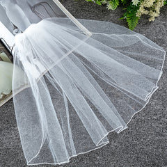 Short Bridal Veil For Wedding Gown Hair Accessories