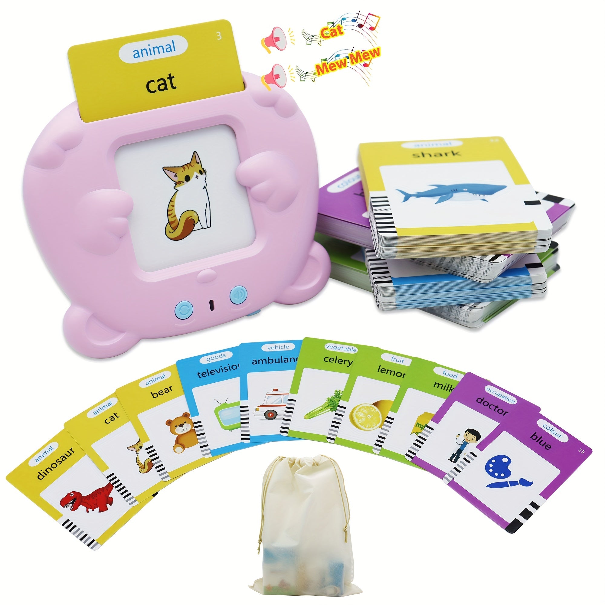 Pocket Voice Toddler Portable Audio Flash Card