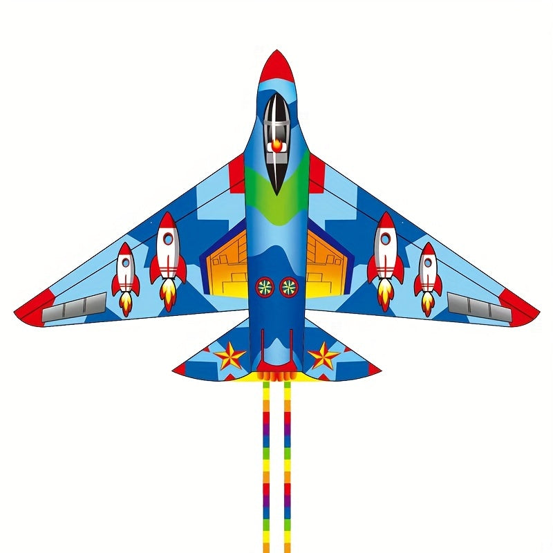 Large Airplane Kite 100m Line Beach Park Yard Creative Kite Outdoor