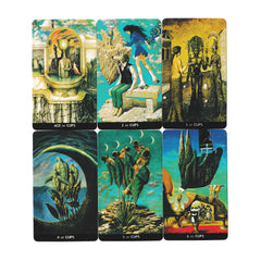 78pcs Surrealist Tarot English Tarot For Christmas Halloween Party